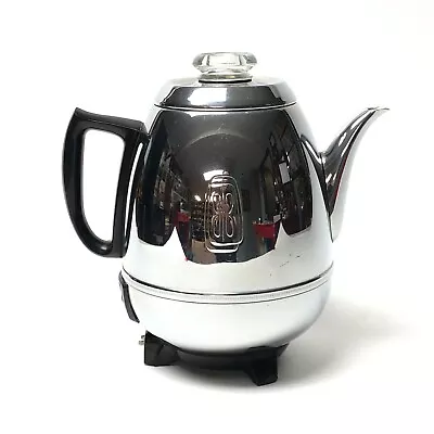 Vintage General Electric Chrome Coffee Maker 68P40 • $60