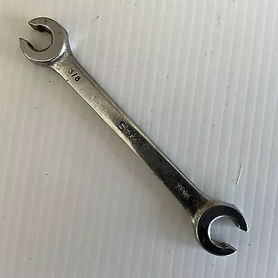 Vintage SK Double Open End Line Flare Nut Wrench 3/8  X 7/16  Model F-1618 USA • $3.79