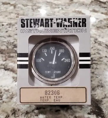 Vintage NOS Stewart Warner # 82306 Four Terminal Electric Water Temp Gauge • $49.98