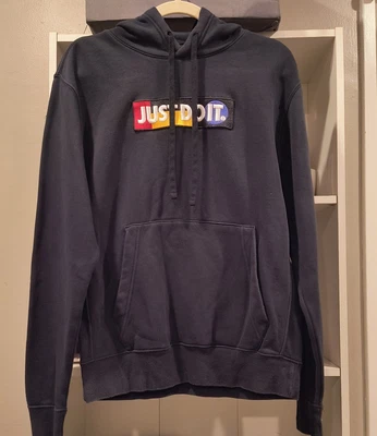$20.90 • Buy Nike Sportswear Hoodie Black W Box Logo Men's M