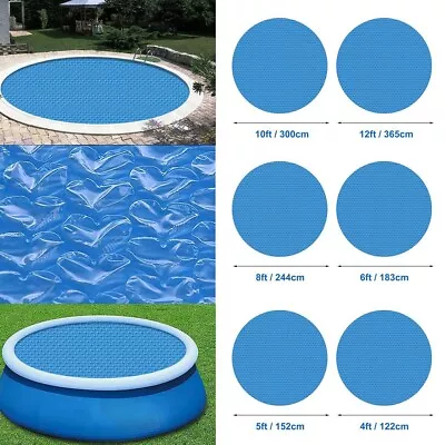 Swimming Pool Cover Tub Universal Waterproof 1pc Easy Storage. PE Parts • £12.01