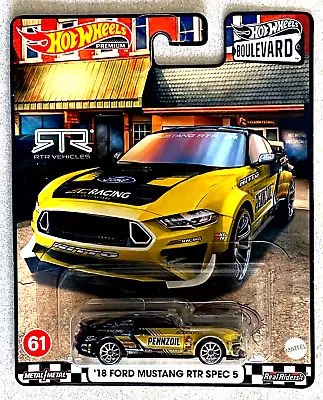 Hot Wheels  - Boulevard - Real Riders - '18 Ford Mustang Rtr Spec 5 • £9.99