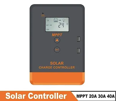 MPPT Solar Charge Controller 30A 12V Camper Van For Lithium Lead Acid Off Grid • £58.99