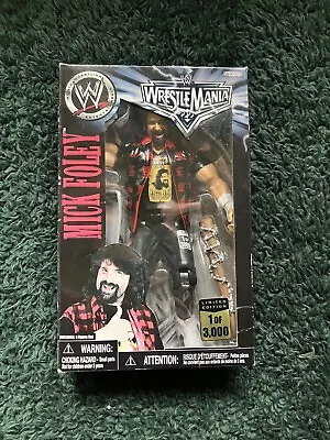 WWE Mick Foley Figure WrestleMania 22 Limited Edition Jakks Pacific • £100