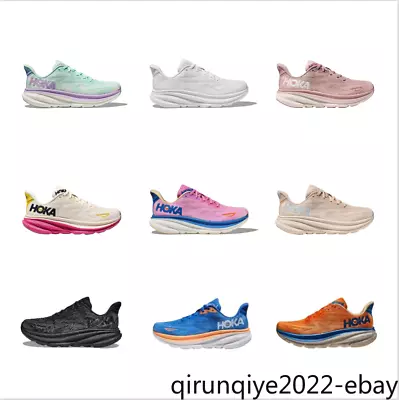 Women Hoka One One Clifton 9 Running Shoes Athletic Shoes Sneakers Gym New • $74