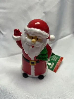 Santa Claus Christmas Decoration Motion Sensor Figurine 5 1/2  Red White & Green • $8