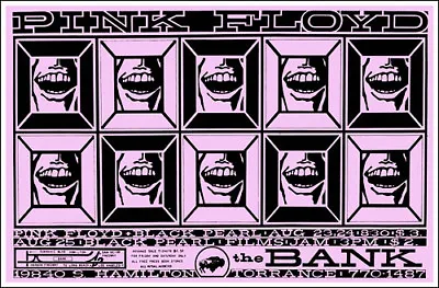 PINK FLOYD 1968 The Bank Torrance CA Concert Poster • $12.99