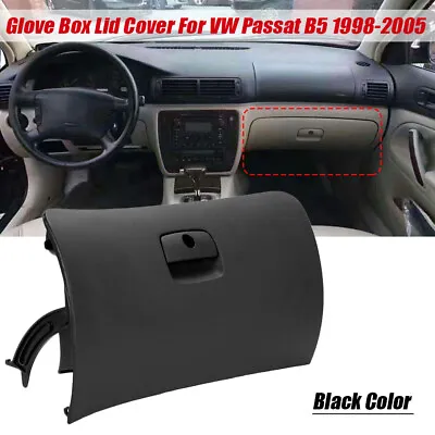 Glove Box Door Lid Cover Storage Dust-proof LHD Black For 1998-2005 VW Passat B5 • $39.89