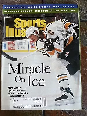 1993 April 19 Sports Illustrated Miracle On Ice-Mario Lemieux Pgh Penguins • $7.99