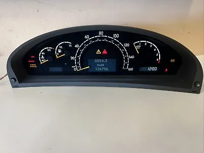 2001 Mercedes W220 S430 S500 134k Mi  Instrument Cluster Speedometer 2205407947 • $219.99