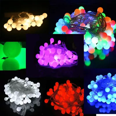 £7.99 • Buy Battery Operated Berry Ball Shaped LED Fairy Lights 20, 40 LEDs Chrismas Wedding
