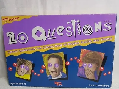 20 Questions Board Game First Edition 1987 • £22