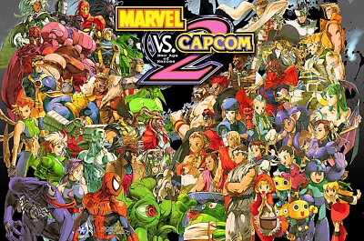 Marvel Vs Capcom 2 New Age Of Heroes PS2 XBOX POSTER MADE IN USA - NVG462 • $15.48