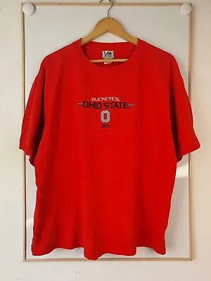 Vintage Ohio State Shirt Mens Size XL Red Buckeyes Football College Embroidered • $17.37