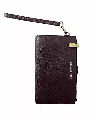 Michael Kors MK Dark Purple Wallet Wristlet • $16