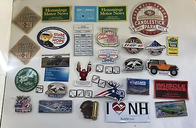 Vintage Lot Of 35 USA Refrigerator Magnets Advertising Racing & More Souvenir • $15.99