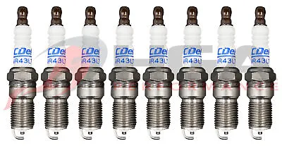 ACDelco Marine Spark Plugs MR43LTS 19355201 Set Of 8 • $24.99