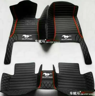 For Ford Mustang Coupe Convertible 1994-2024 Car Floor Mats Luxury Waterproof • $85.53