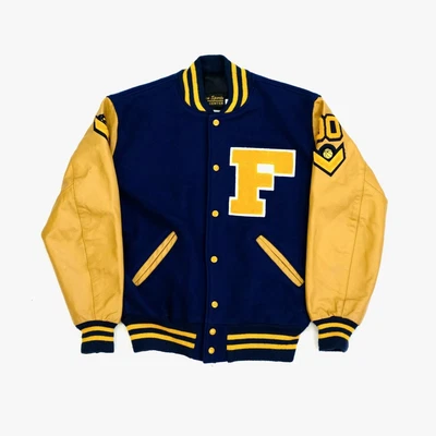 £110 • Buy Vintage 1980s USA College Varsity Jacket M
