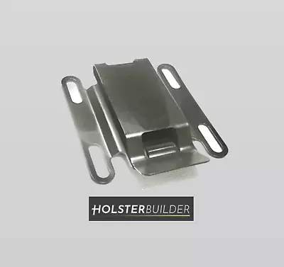 HolsterBuilder Metal Belt Clip W/Wide Base For Holsters Knife Sheaths W/HW • $12.95