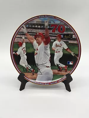 Record 70 Home Runs Mark McGwire Home Run Hero Bradford Exchange Baseball Plate • $9.99