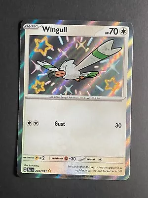 Pokémon Paldean Fates Wingull 203/091 - Shiny Rare • $0.99