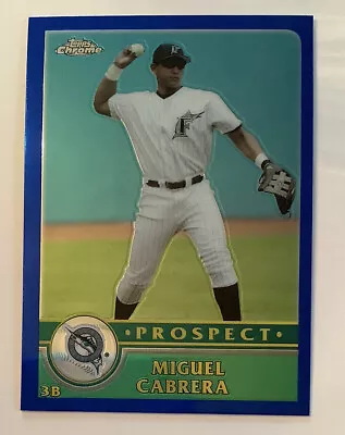 Miguel Cabrera 2003 Topps Chrome Traded Prospects Rookie Card T126 • $30