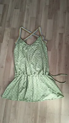 £10 • Buy Levi's Green Mini Dress Size Small / 6 / 8 Women Summer Holiday Beach Clothes