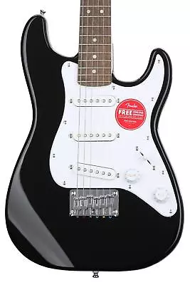 Squier Mini Strat Electric Guitar - Black With Laurel Fingerboard • $189.99