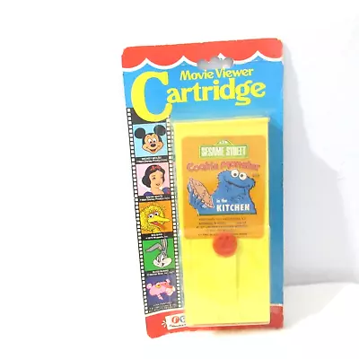 Fisher-price Movie Viewer Cartridge Sesame Street Cookie Monster In The Kitchen • $23.99