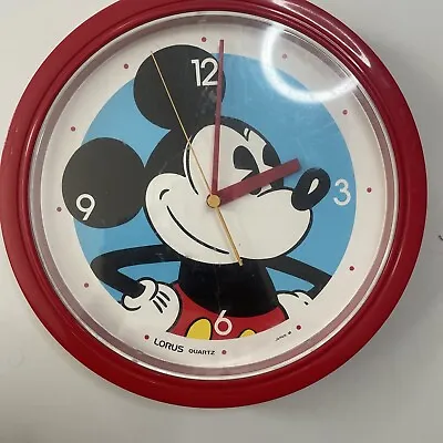 Lorus Quartz Mickey Mouse Clock • $17.47