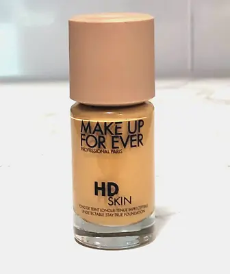 Make Up For Ever HD Skin Undetectable Longwear Foundation - 3Y46 Warm Cinnamon • $22