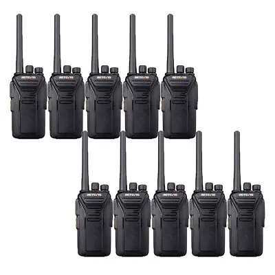 $151.99 • Buy Retevis RT27V Long Range Two Way Radio VHF MURS Walkie Talkie 1100mAh(10PCS)