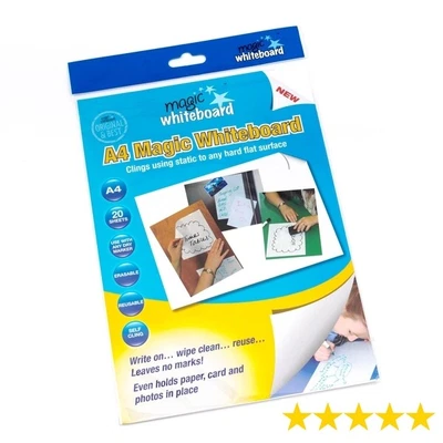 £11.95 • Buy Magic Whiteboard Sheets A4 White 20 Sheets
