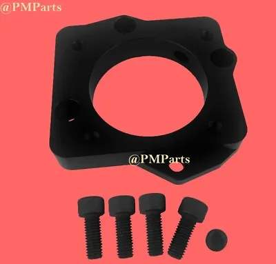 Black K-series RBC Intake Manifold To B-series Throttle Body Adapter Plate • $50.34