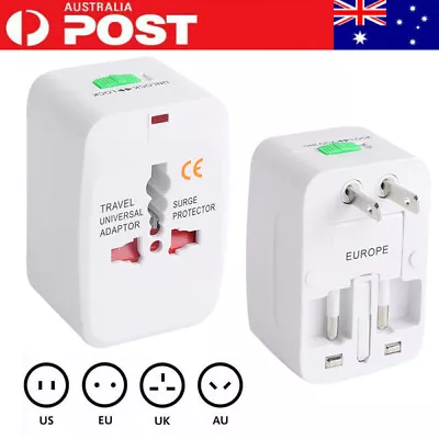 $11.99 • Buy Universal International Travel Power Adapter Convertor Plug Power US/UK/AU/EU AU