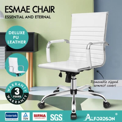 $118.85 • Buy ALFORDSON Office Chair Ergonomic Executive Computer Seat Gaming Mid High Back