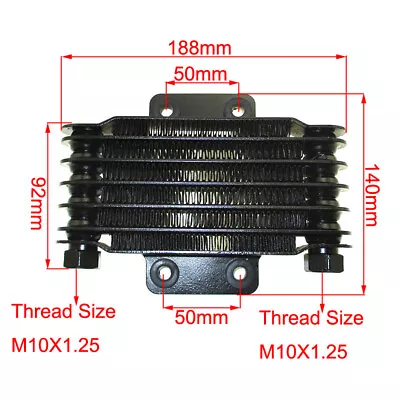 Oil Cooler Radiator Replacement For Pit Dirt Bike ATV Quad 4 Wheeler Motorcycle • $30