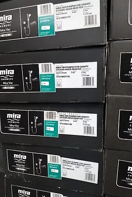 Mira Vier Rear Fed Pumped For Gravity System RRP £699 - Bathstore • £322.99