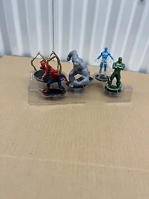 Disney Store-Marvel Ultimate Spider-Man Figurine Set-Spiderman Cake Toppers NEW • $15.99