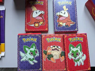 McDonalds Happy Meal Toys Pokémon 5 In Packs 2023 • £2