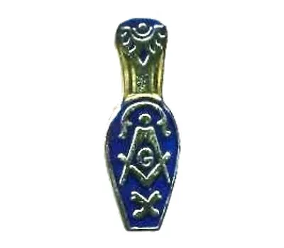 Mason Masonic Freemasonry  Slipper Wife Widow Mourning Tie Tac Hat Pin Gift Box  • £12.54