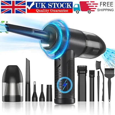 £27.99 • Buy Electric Compressed Air Duster & Vacuum Powerful 110000RPM / 100000PA For PC Car