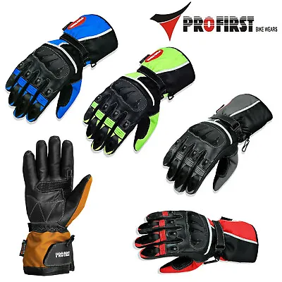 Motorcycle Gloves Motorbike Racing Thermal Knuckle Protection ATV Motocross UK • £24.99