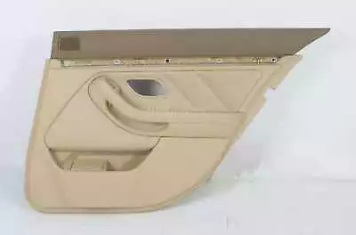 BMW E39 Sand Beige Tan Leather Right Rear Passengers Door Panel 1996-2003 OEM • $125