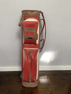 Slazenger 1970’s Vintage Golf Bag Red • $25