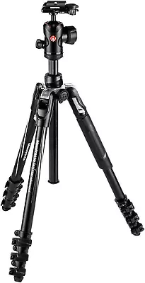 Befree Advanced Lever 4-Section Aluminum Travel Tripod With Ball Head Black • $236.99