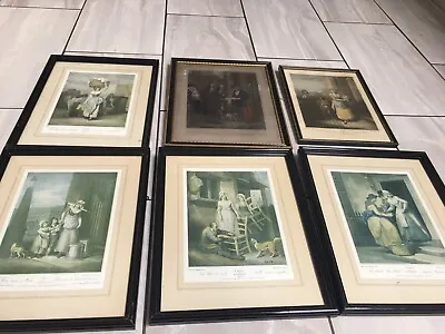 £30 • Buy Set Of 6 X Cries Of London Prints In Black Frames & Glazed