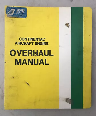 Continental Overhaul Manual For 10-520 Series Aircraft Engines X-30039A • $60