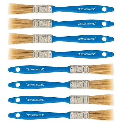 10 X 1/2 Inch Slim Disposable Paint Brush Painting Brushes Decorating 12mm DIY • £8.99